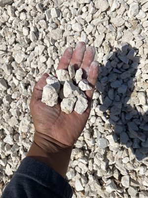 1-2" limestone gravel