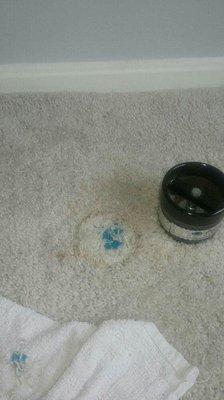 Professional carpet repairs .