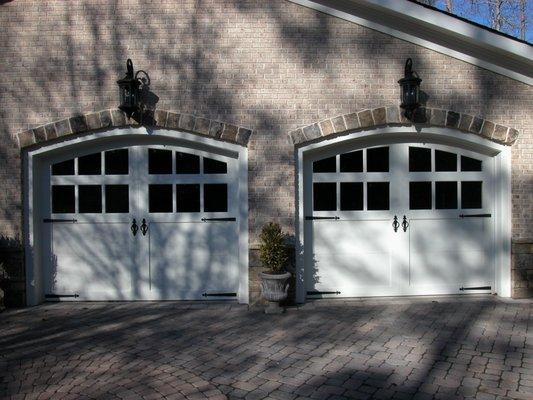 Painted Double Glass Steel Door