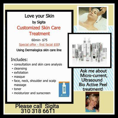 First time special offer! First facial $50!