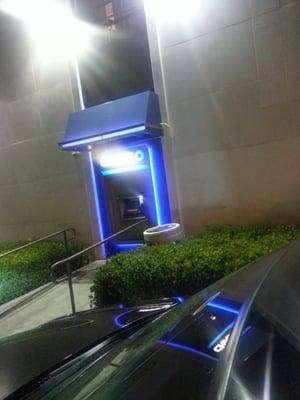 The ATM in the parking lot