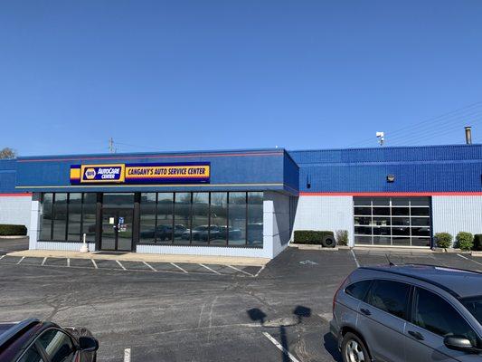 New look, same shop! We still perform oil changes, tire rotations, and brake repairs.