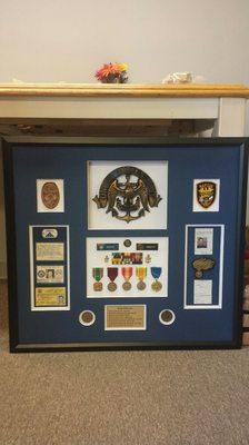 Custom Military Framing