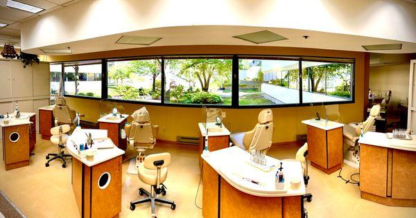 Our beautiful clinic offers a beautiful courtyard view that you cannot find in any other dental office in Indianapolis!