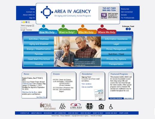 Area IV Agency on Aging Website