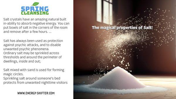 House Cleansing using salt