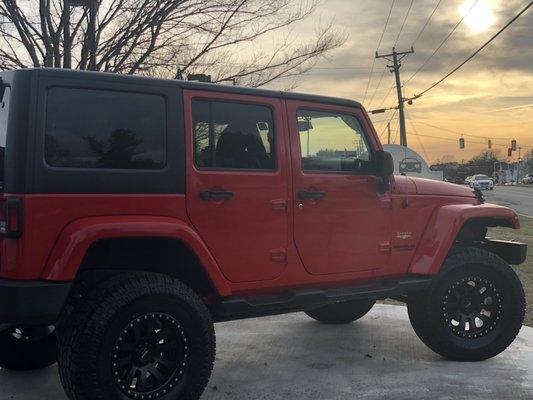 Lifted Jeep Wrangler