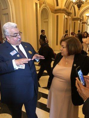 Meetings with Linda Sanchez in Washington DC. Advocating for taxpayers.