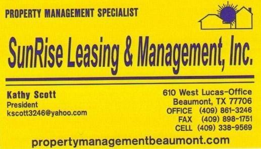 SunRise Leasing & Management Inc