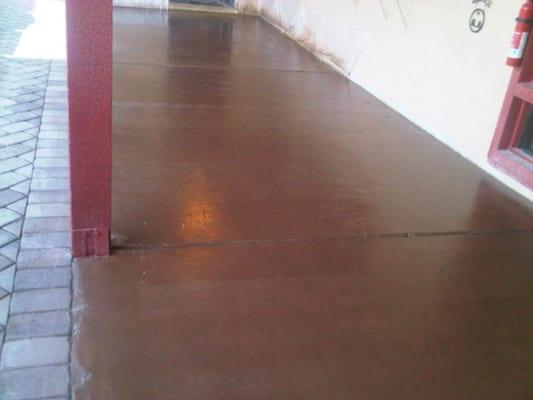 North Phoenix Stain concrete / Skim coats cement floor