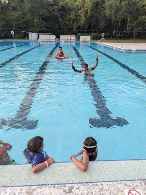 Ages 5-8 lane swim