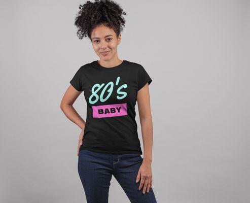 80's Baby Unisex T-Shirt $15