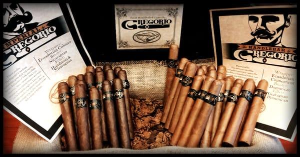 Gregorio's 2 hand rolled exclusive cigar lines.  Mild & Medium to Full