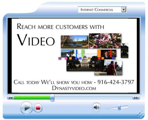 Dynasty Video Productions, Sacramento ad copy  internet video services. Marketing videos, music videos, editing, videographer