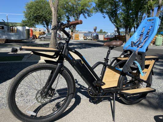 Amazing cargo electric bike