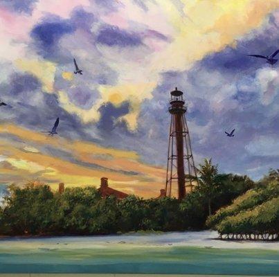 Sanibel lighthouse by Martha Dodd