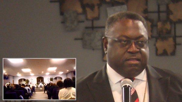 Pastor Wayne Bynum Shepard of the flock Holy temple church of God in Christ Bakersfield CA