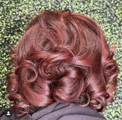 Silk Press, Color, & Curls