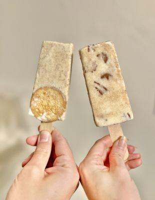 Tres Leches Popsicle and Churro Popsicle