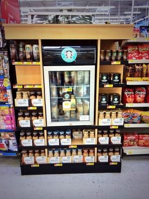 Starbucks can't be associated with other drinks Walmart anymore. Movin' on up!