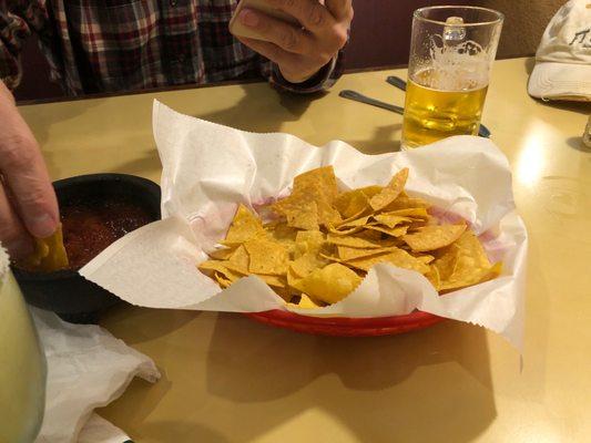 Complimentary chips and salsa!