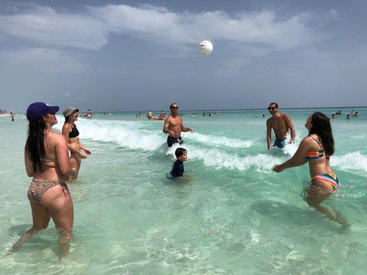 Miramar beach destin frangista beach volleyball action