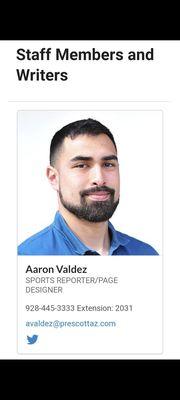 Mr. Valdez is ok with writing fake news and not obtaining facts. This supports all the claims stating the courier publishes lies.