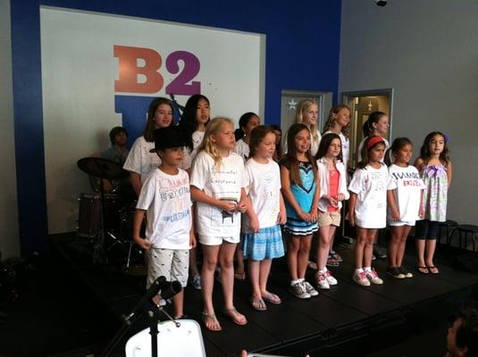 Summer camp glee group! How fun!