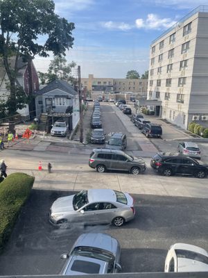 View of street and parking