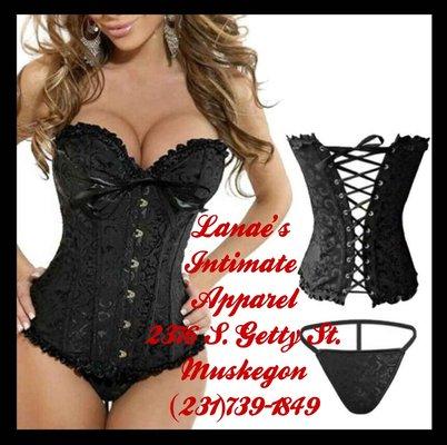 Lanae's Intimate Apparel,
 2376 S. Getty St.,
 Muskegon, MI 49444
 (231)739-1849 
 Tu-Fr 11-5 & Sa 11-4pm