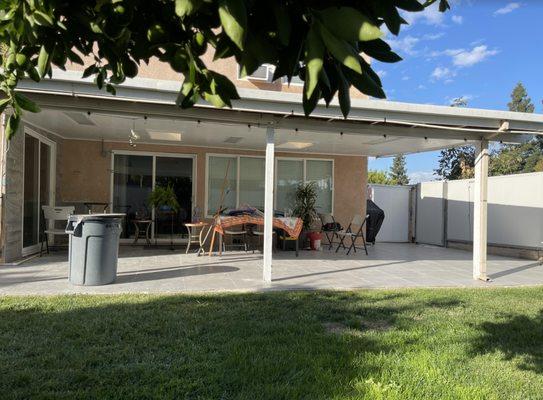 Back Patio Renovation Before