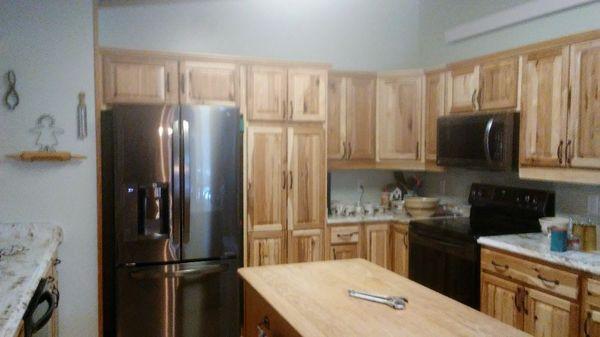 Installed new kitchen cabinets in high end home North of Newcastle