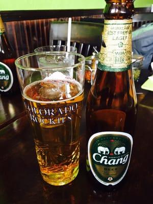 Thailand's premium beer. A bit on the sweet side for a light beer but a good second choice.