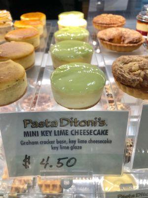 Mini key lime cheesecake