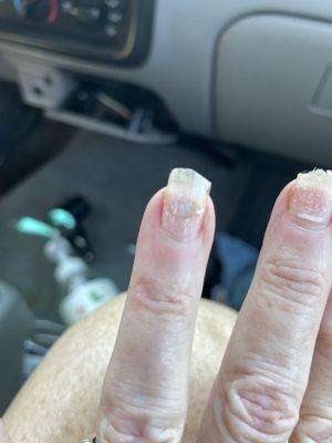 Nails by Tommy! I hope all reading this and seeing these posts take a serious at where you are getting your nails and feet cared for.