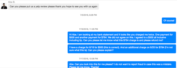 BEWARE OF SCAM!!!! Abe (the owner) completely avoiding me after I caught him stealing money from me.  His phone goes straight to voicemail.