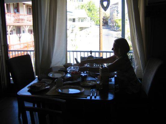 looking our window onto mail street.