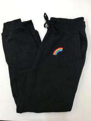 Custom Embroidery Embroidered Logo on Sweat Pants.