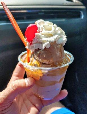 Butterscotch sundae.