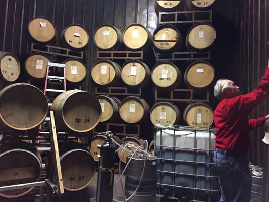 Barrel room