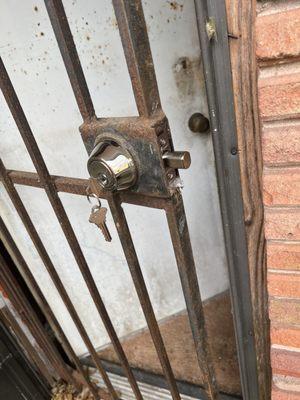 Elevate your old door's security with new lock.