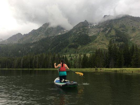 Stand-up (or I guess kneeling) Paddle Board - never really got a hang of this