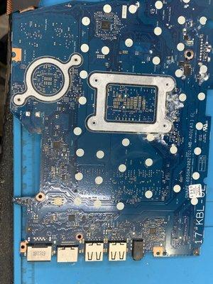 Water damage Motherboard