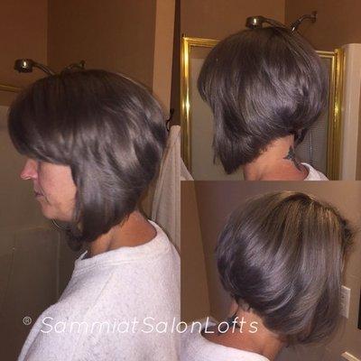 Slate Grey Bob