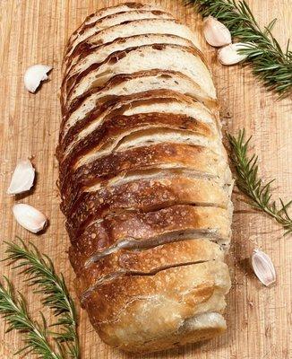 Roasted Garlic & Rosemary Sourdough