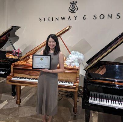 Officially a Steinway Educational Partner!