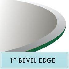 Bevel Polished Edge Table top glass