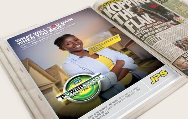 Campaign concepts - This is an Energy Saving Campaign Press Concept for the major energy provider in Jamaica.