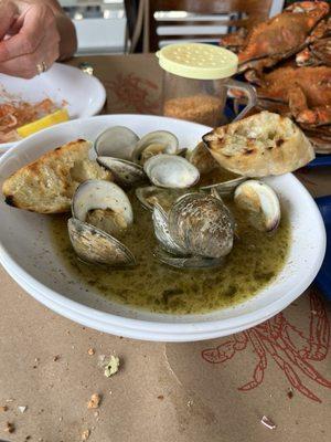 Steamed clams