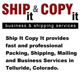 Business and Shipping Services in Telluride Colorado